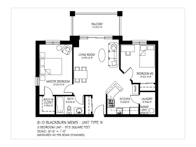 Type A floor plan