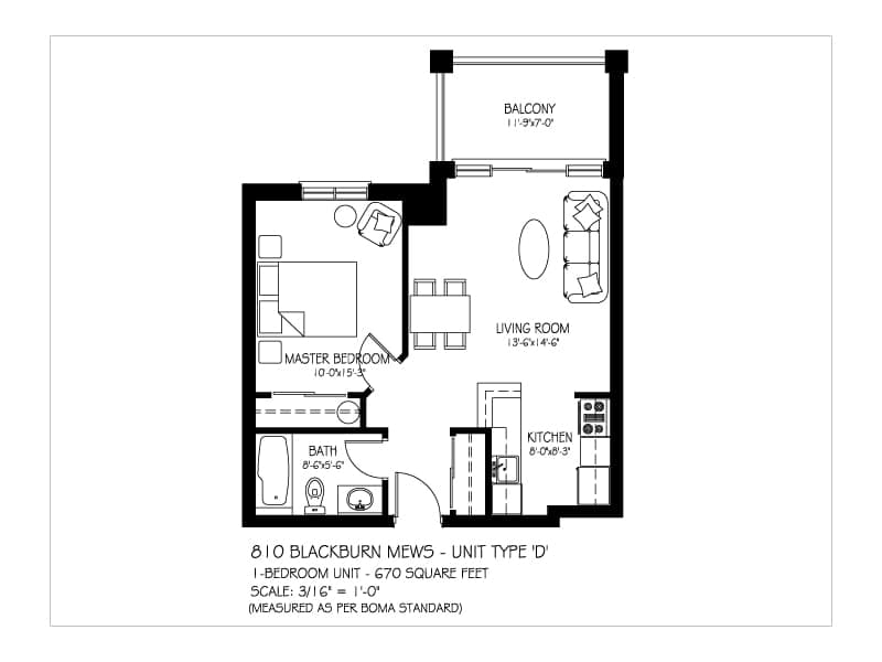 Type D floor plan